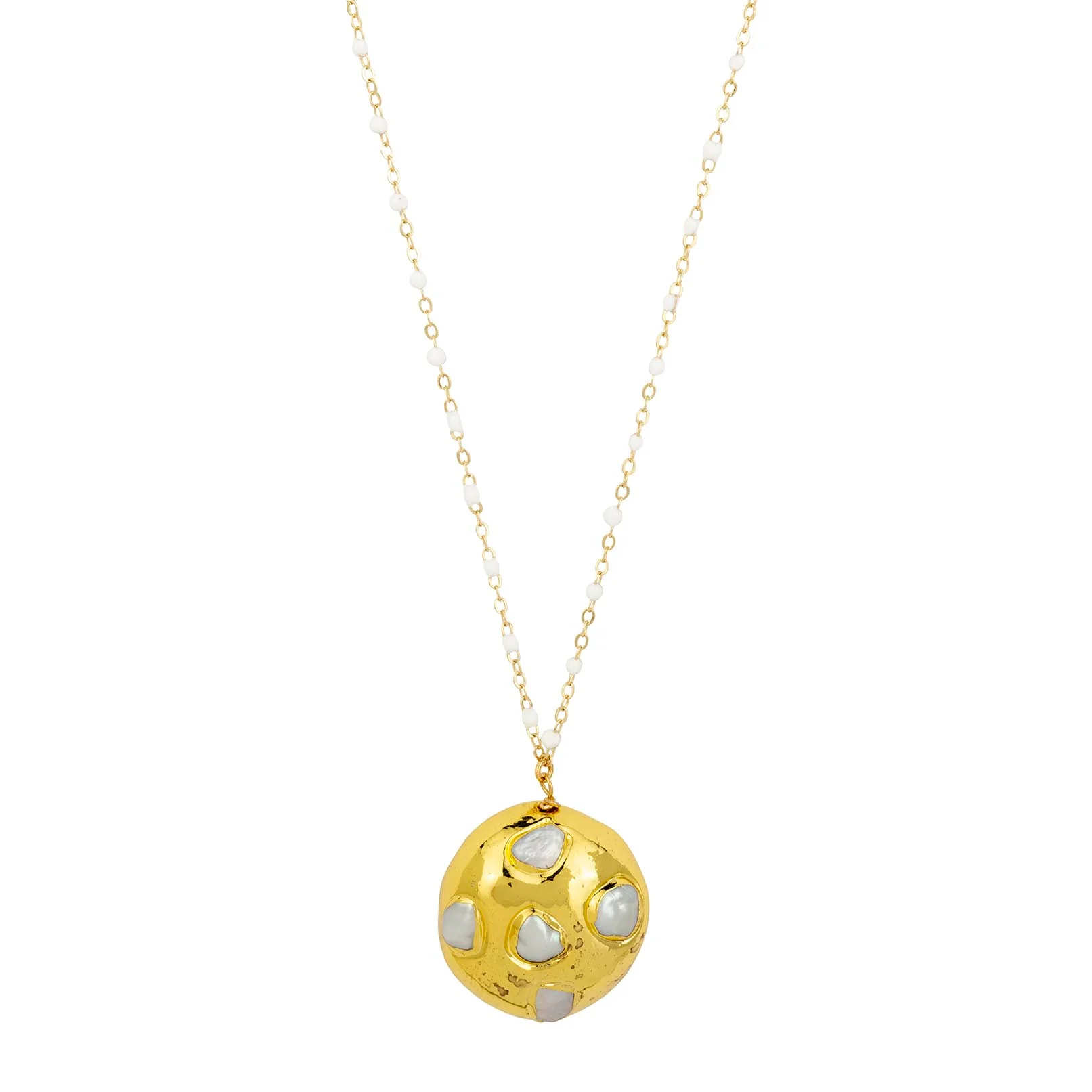 Norella Long Pearl Pendant Necklace
