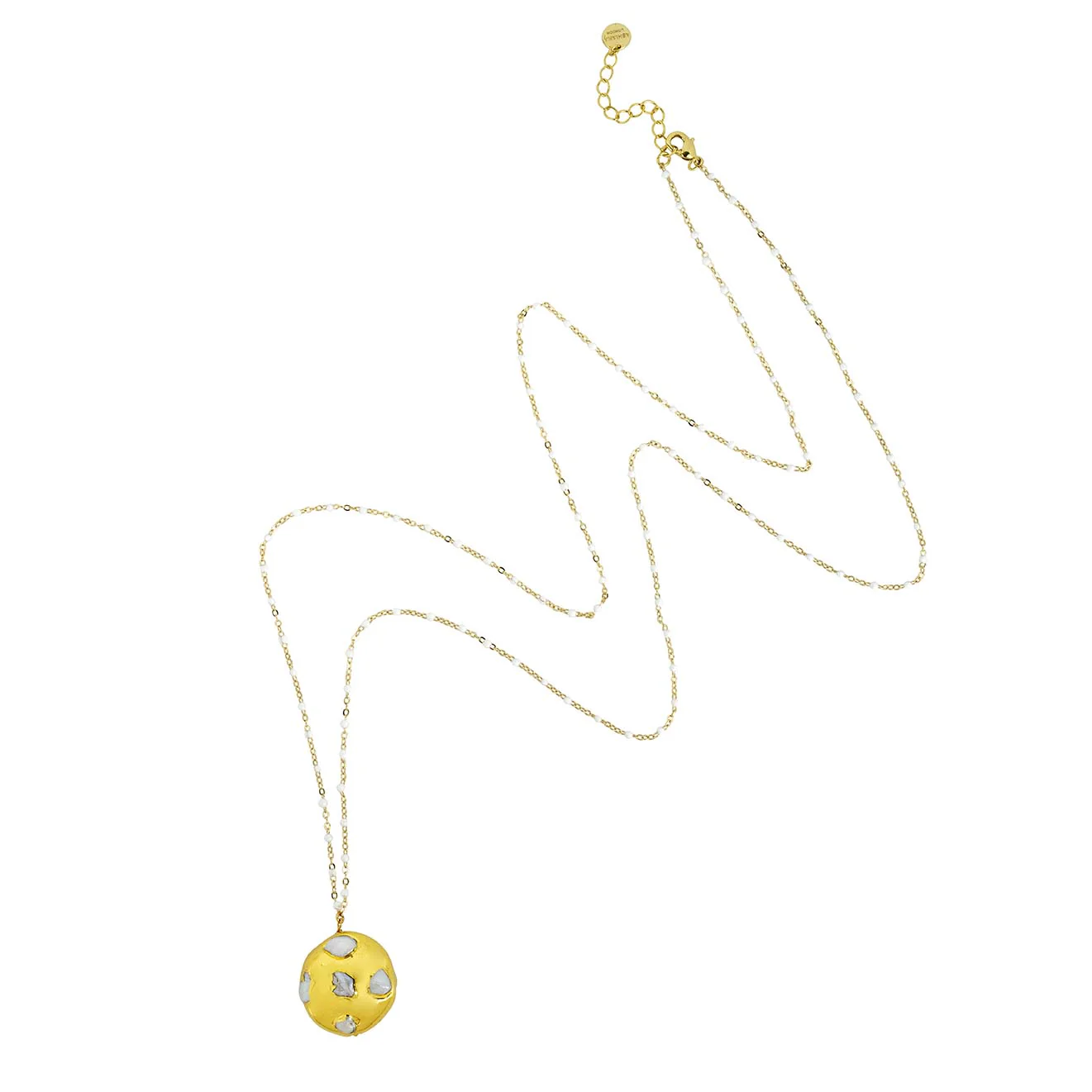 Norella Long Pearl Pendant Necklace - Image 2