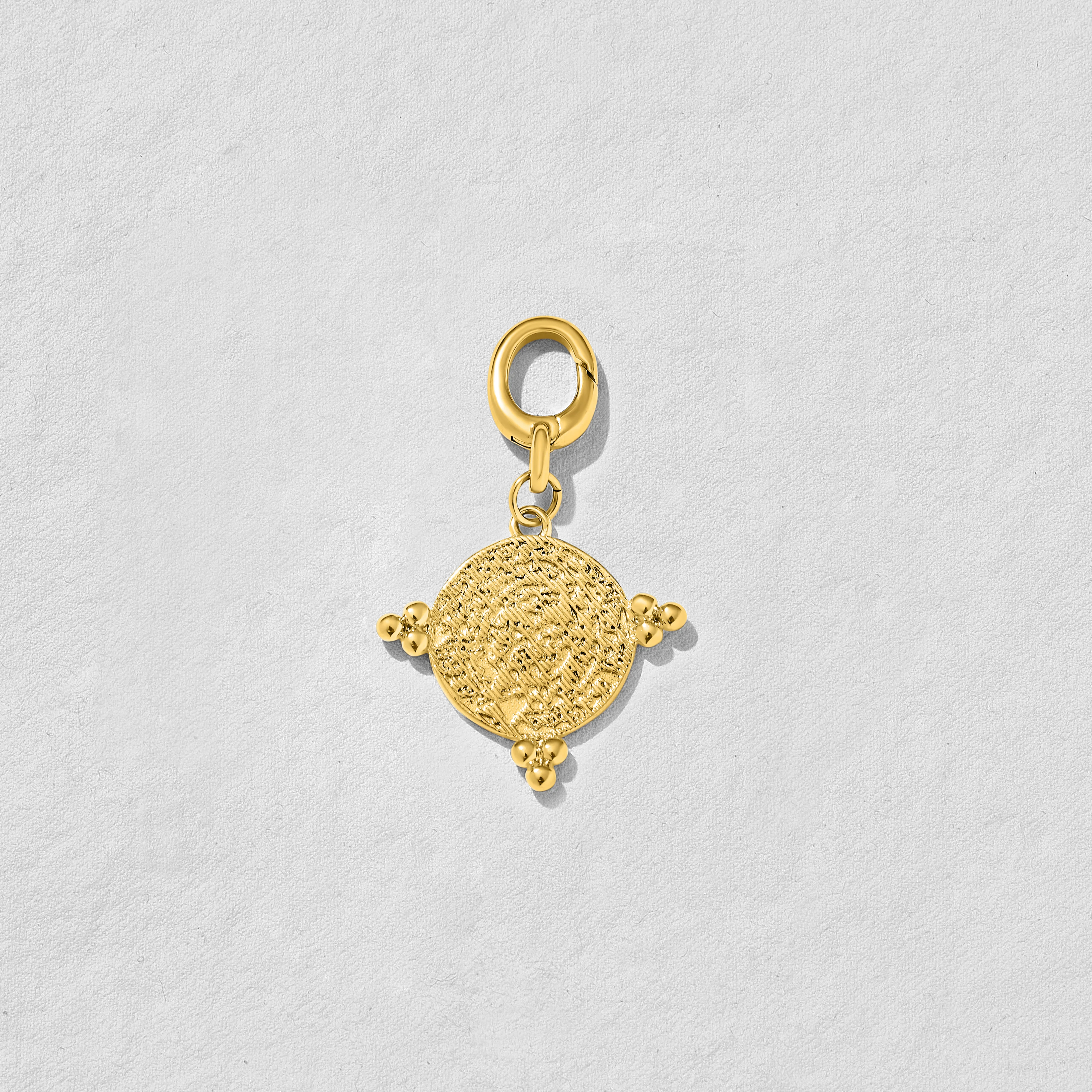 Nyra Gold Coin Charm