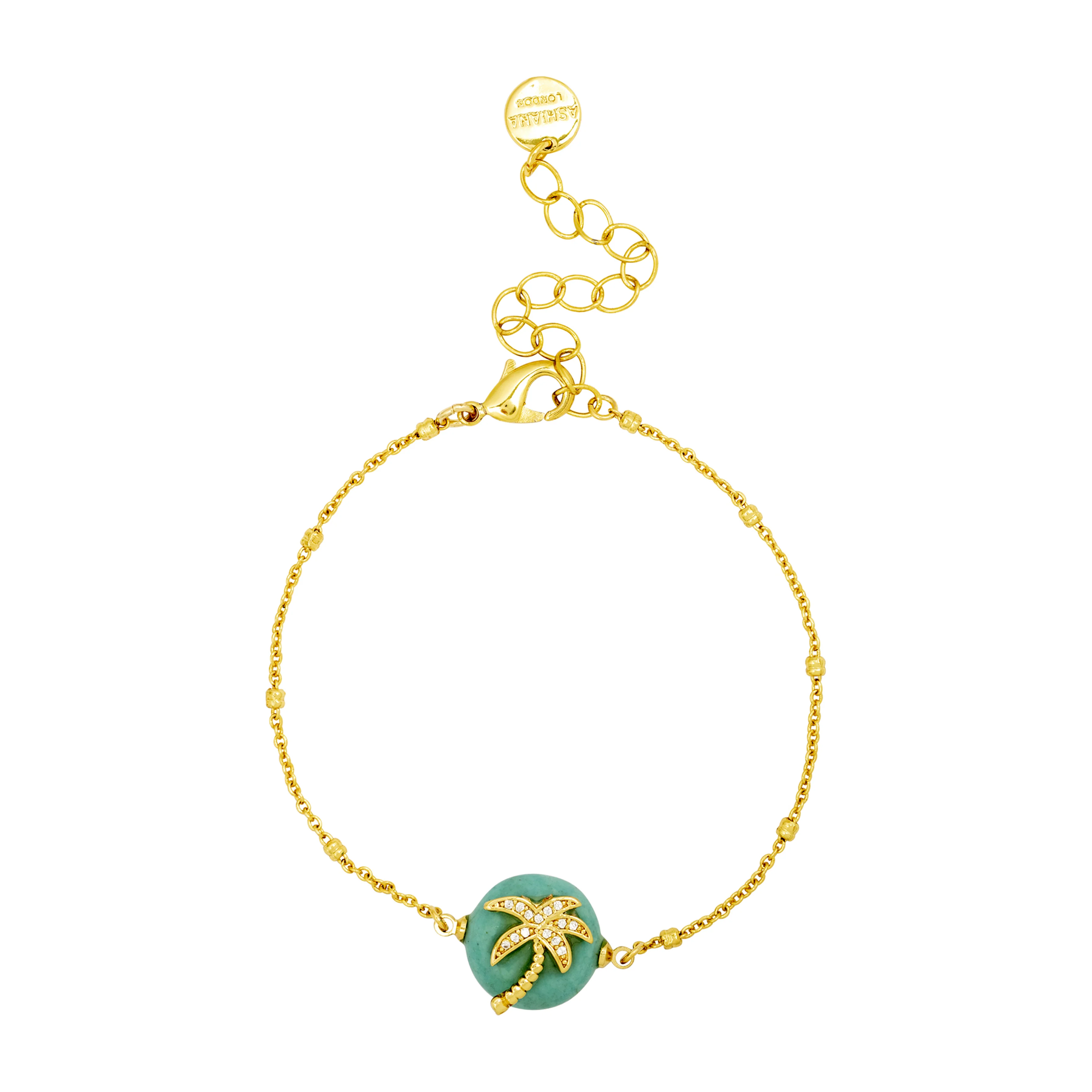 Palm Tree Bead Bracelet