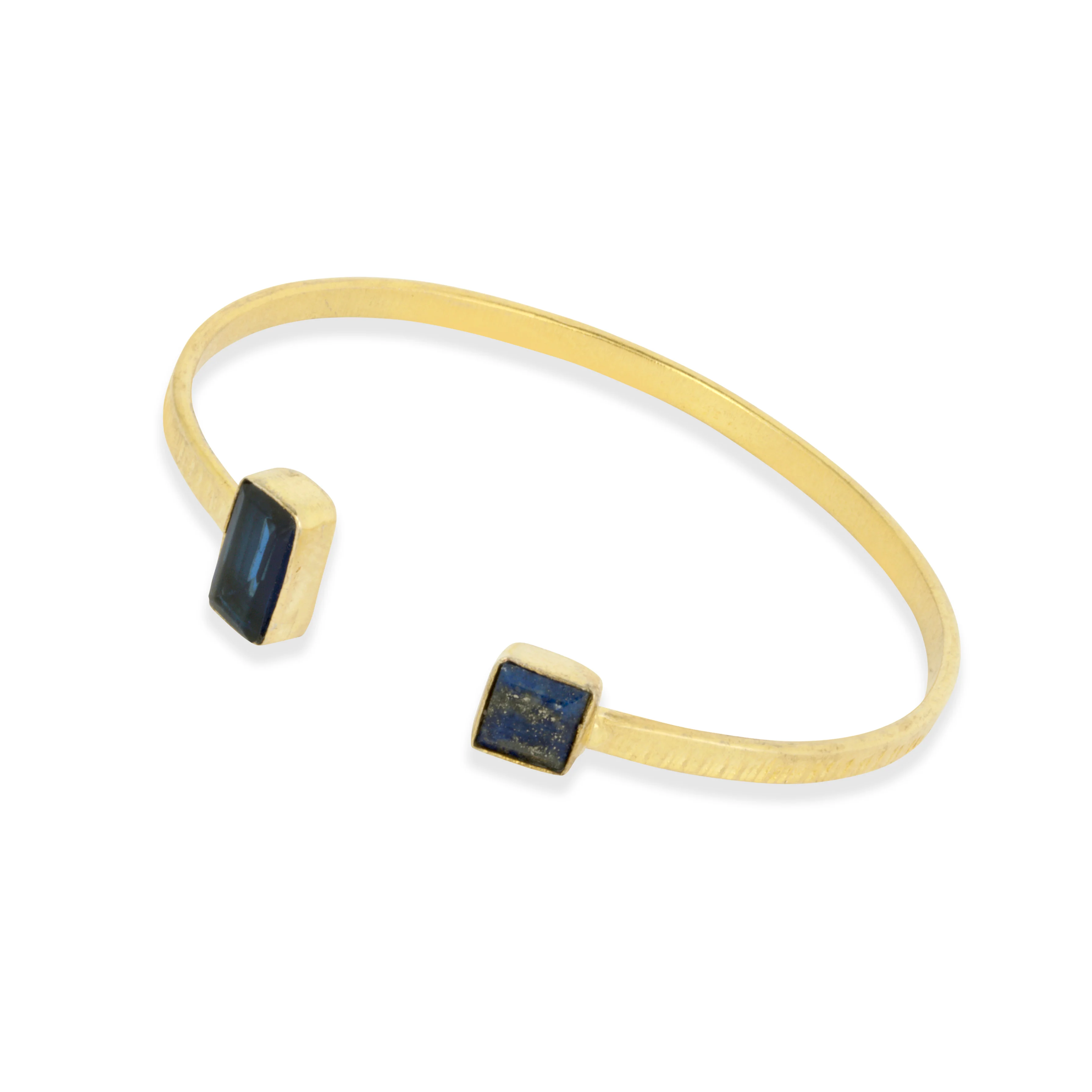Palma Gemstone Bangle Navy