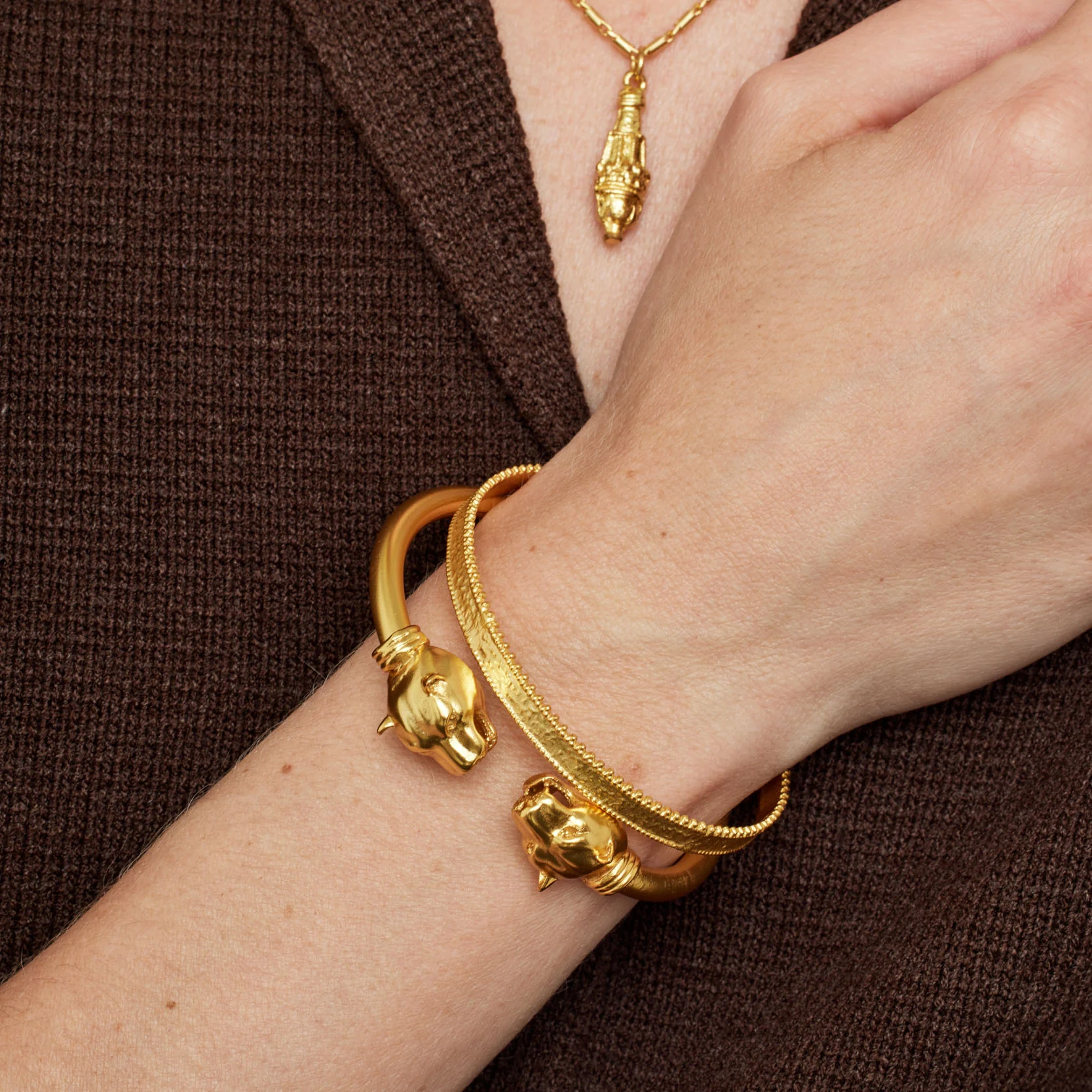 Panther Gold Bangle Gold - Image 2