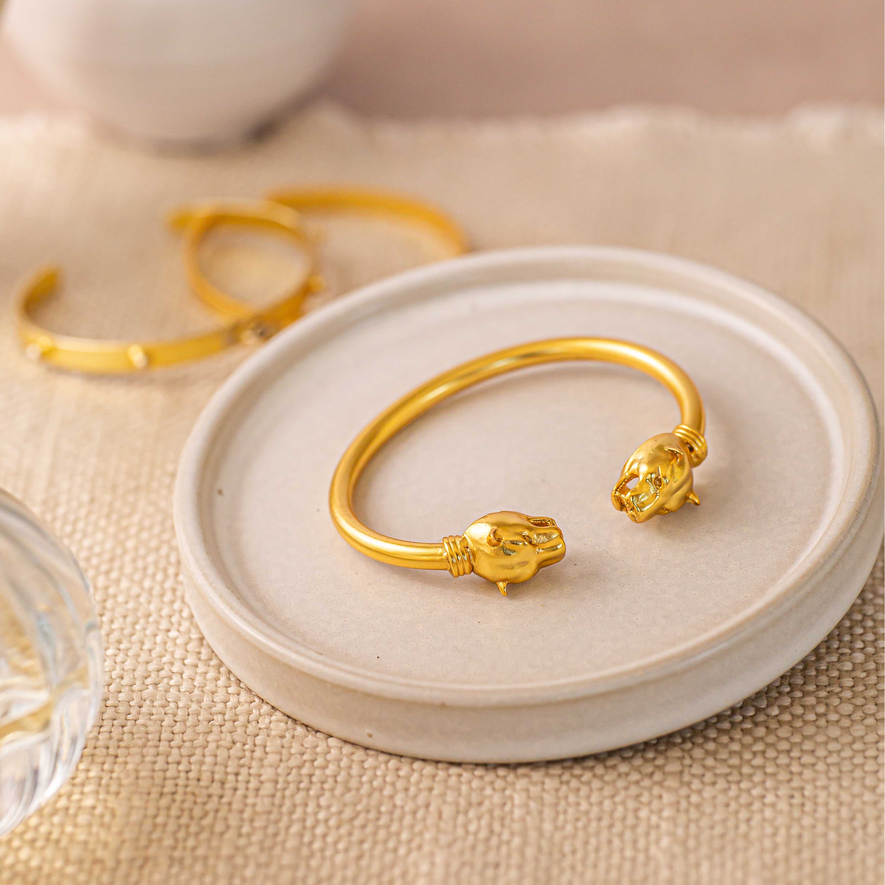 Panther Gold Bangle Gold - Image 4