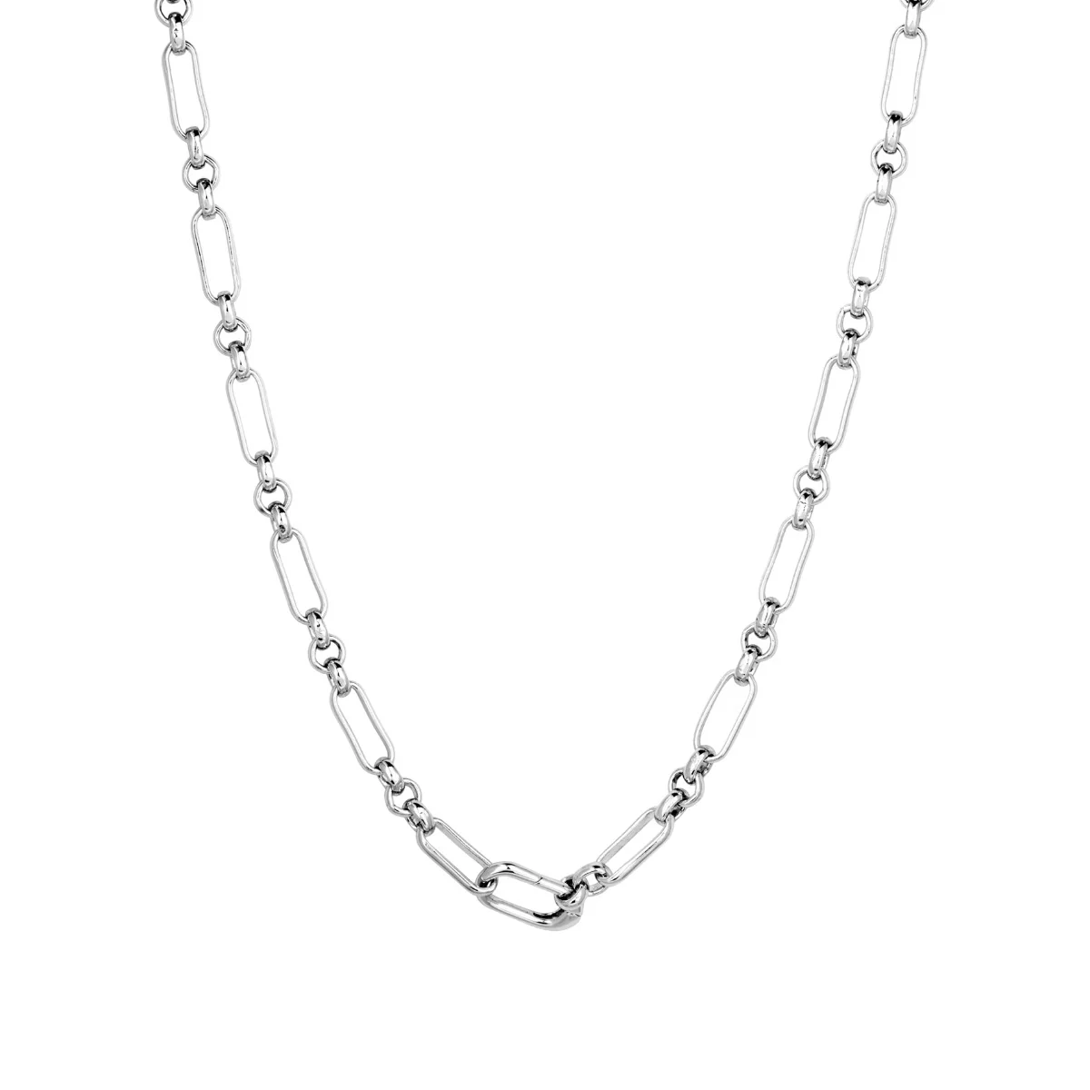 Silver Piaf Chain Necklace