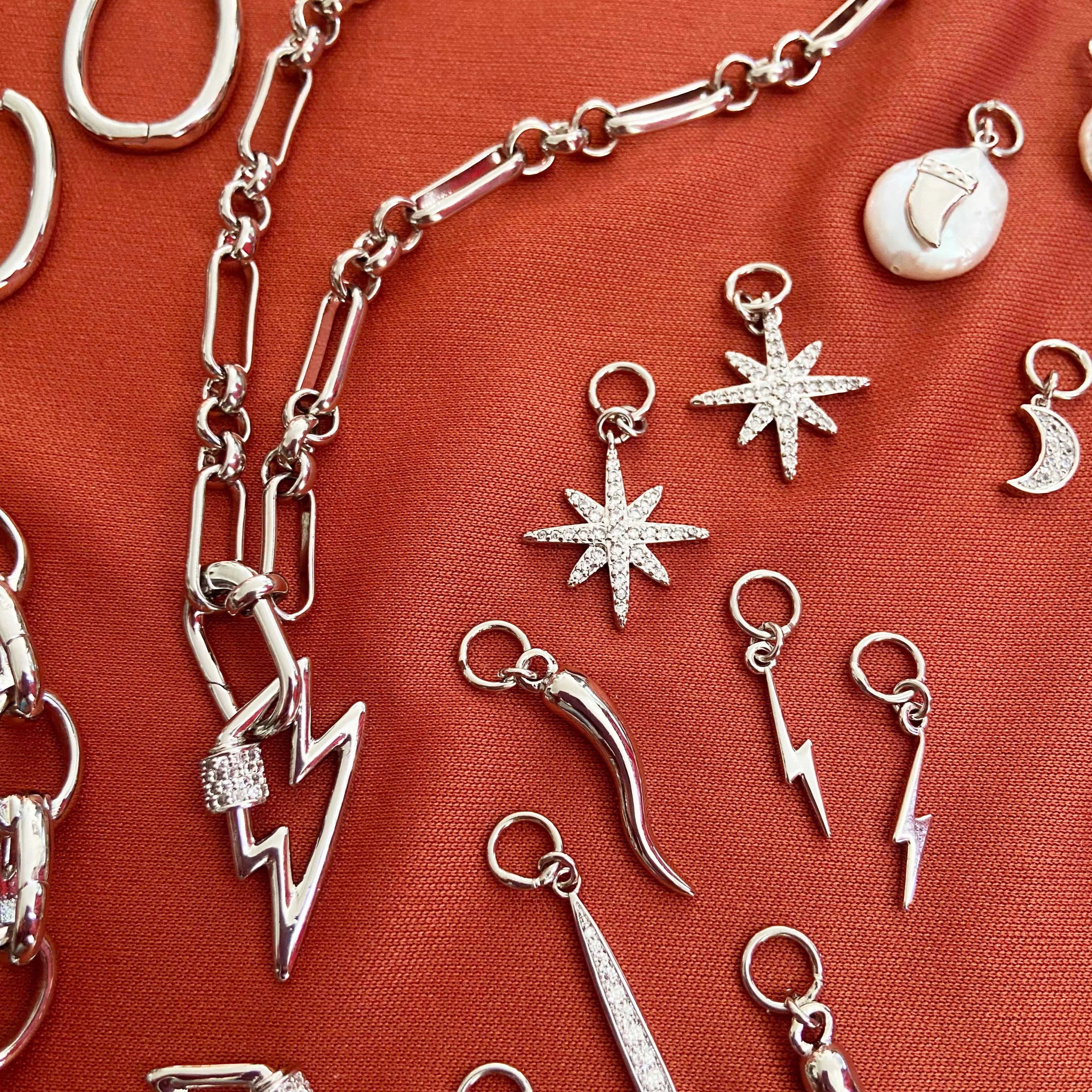 Silver Piaf Chain Necklace - Image 5