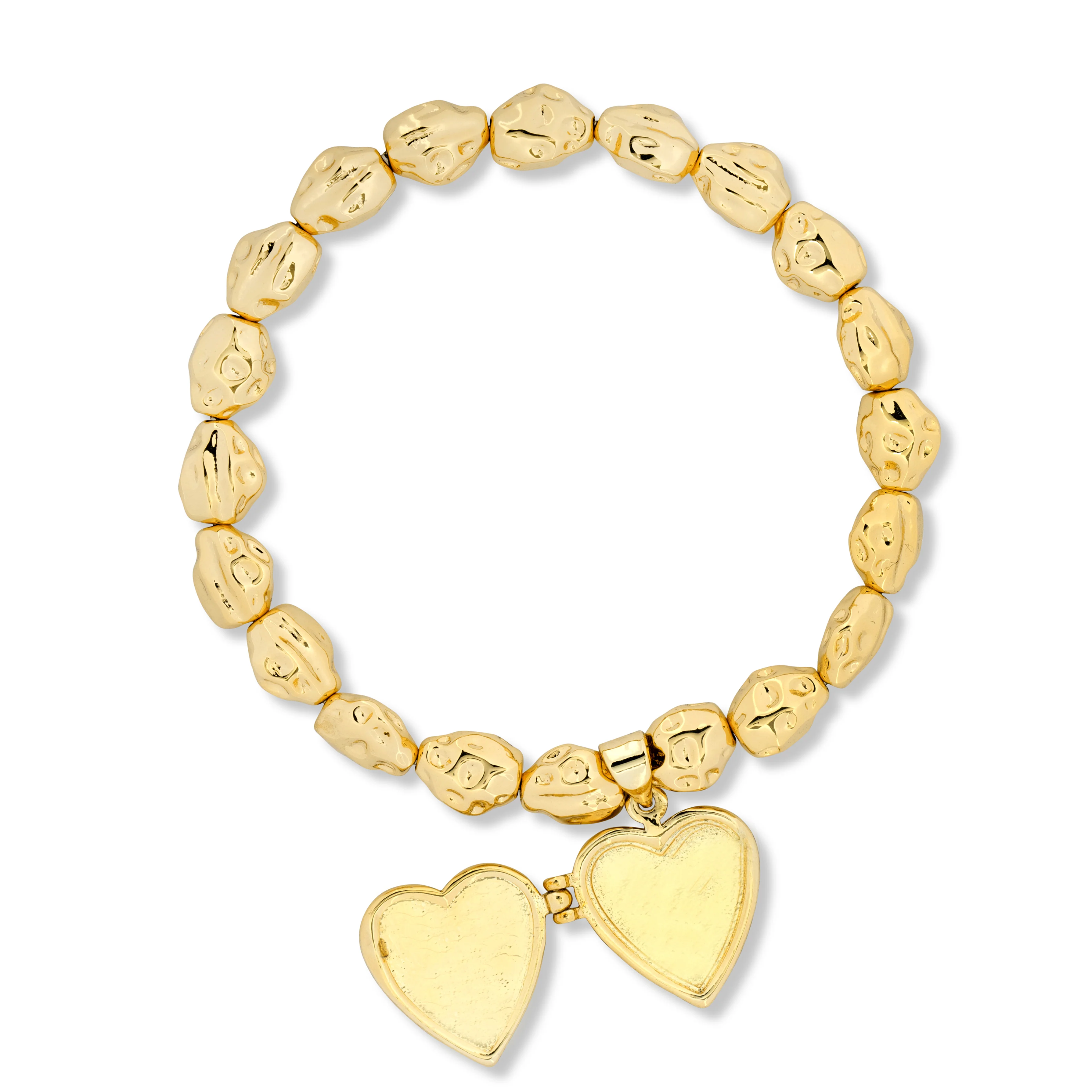 Roxy White Heart Locket Bracelet - Image 3