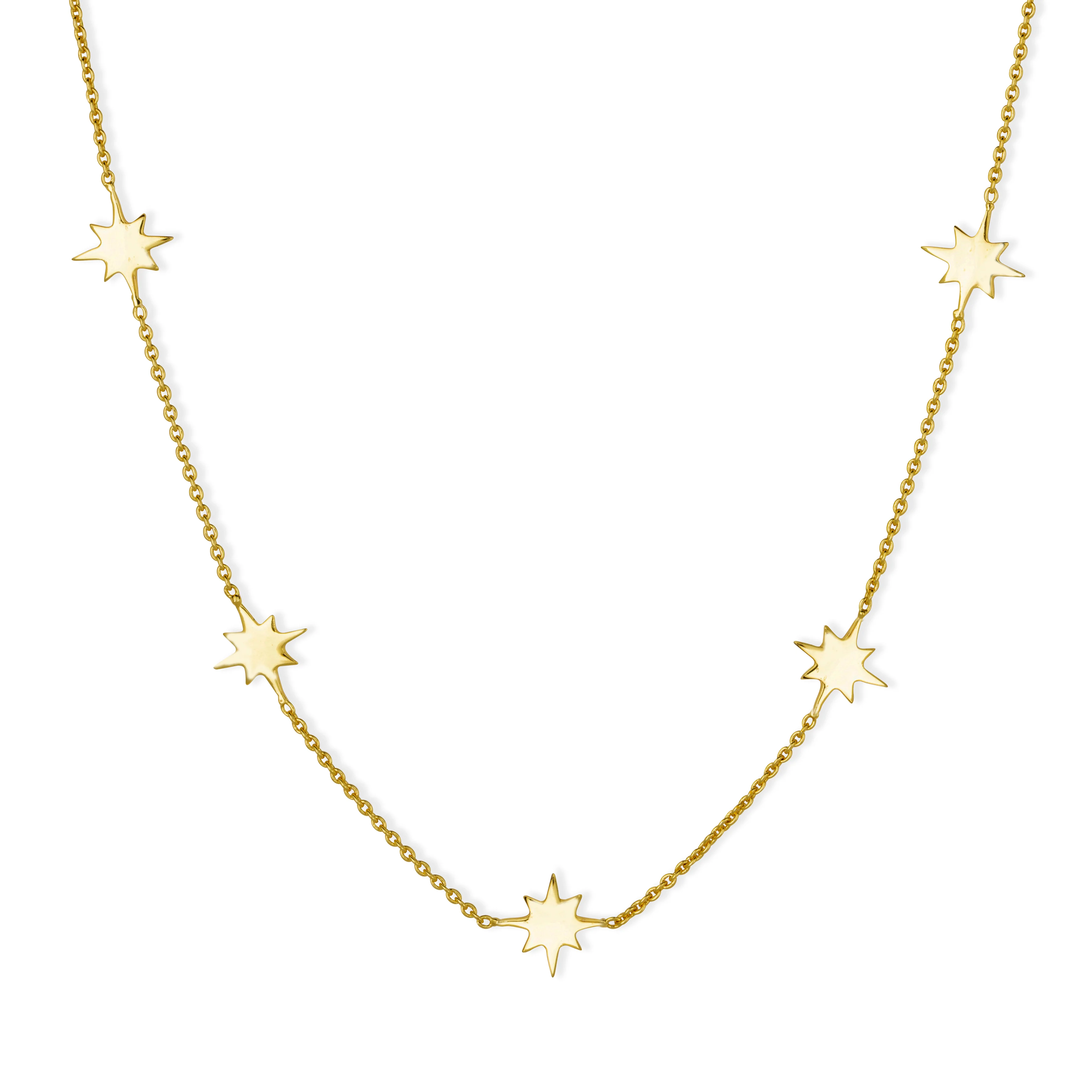 Sara Gold Star Necklace
