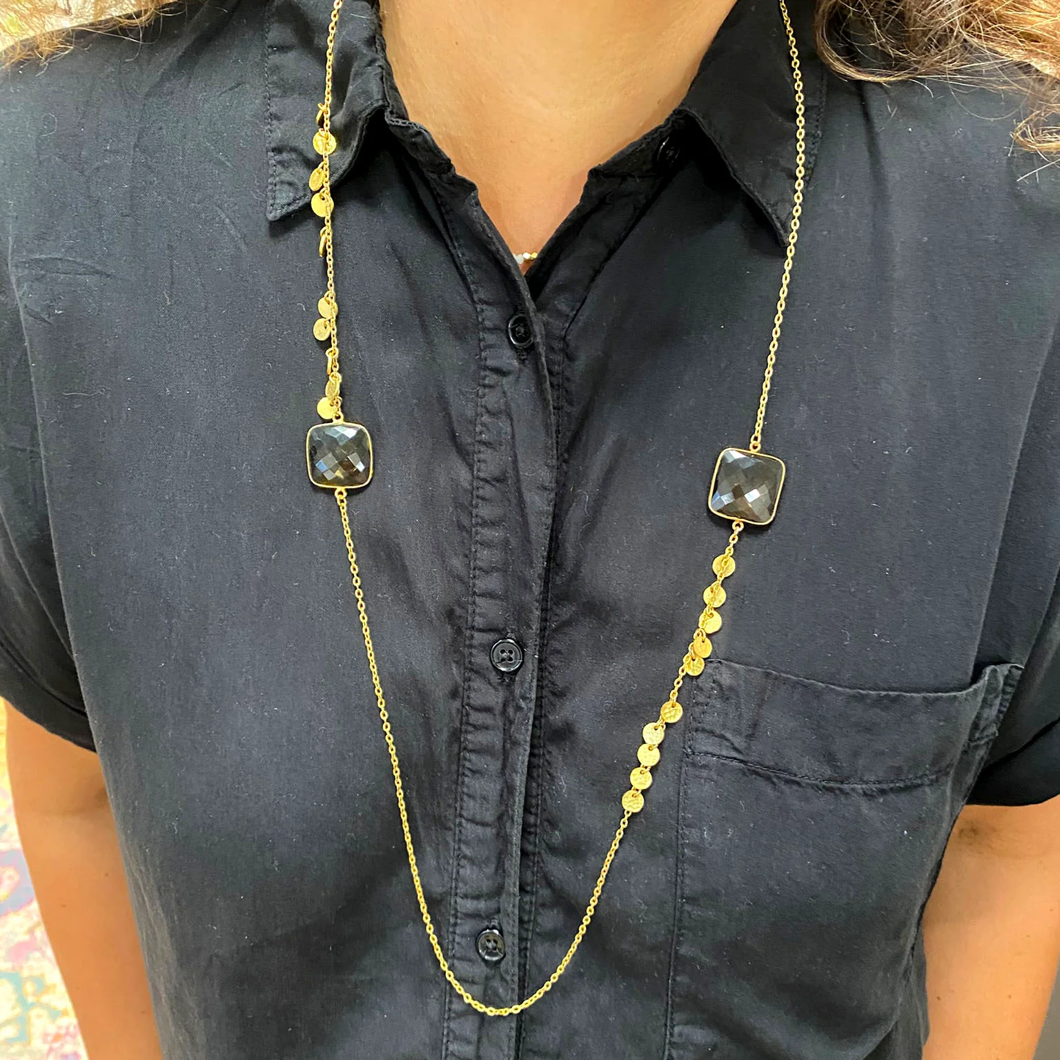 Sienna Smoky Quartz Necklace - Image 2