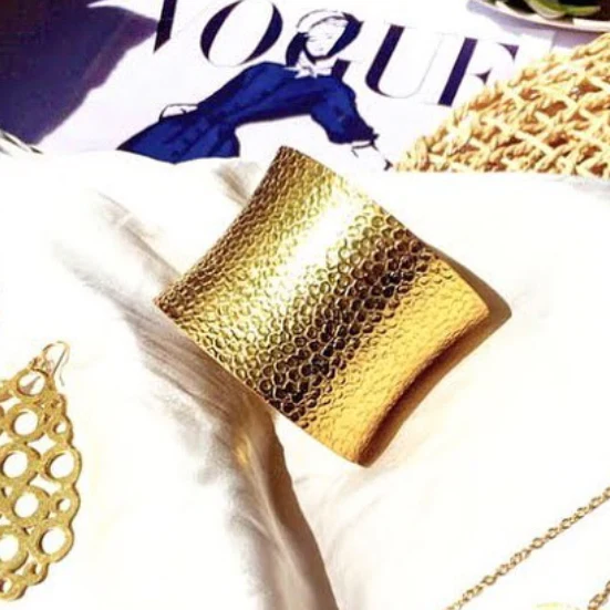 Snake Gold Cuff - Image 3