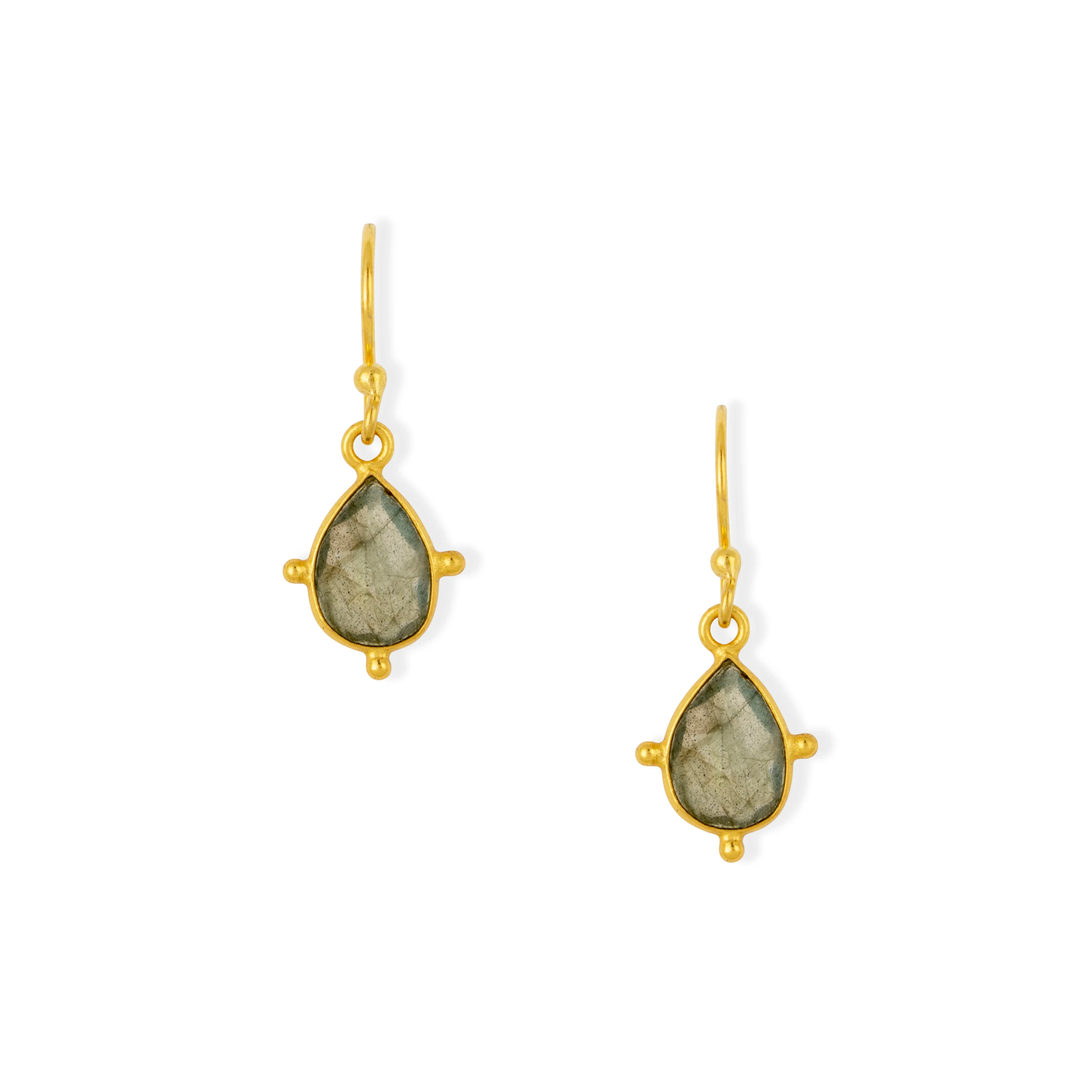 Snowdrop Labradorite Earrings