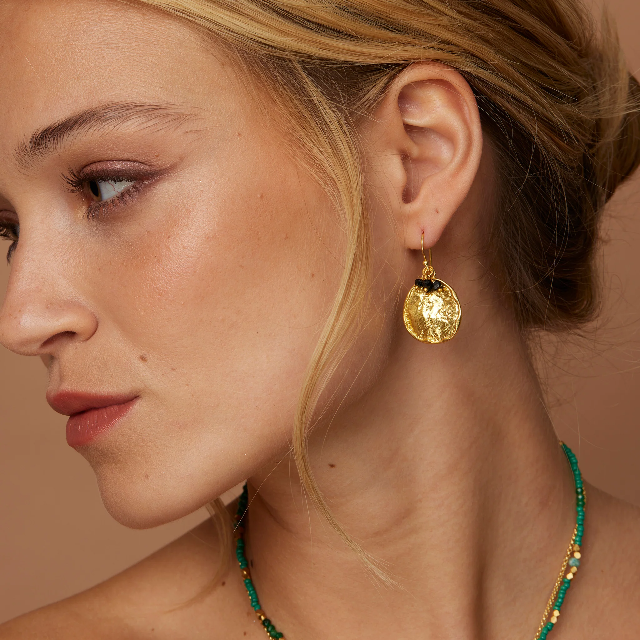 Solange Black Onyx Earrings - Image 2