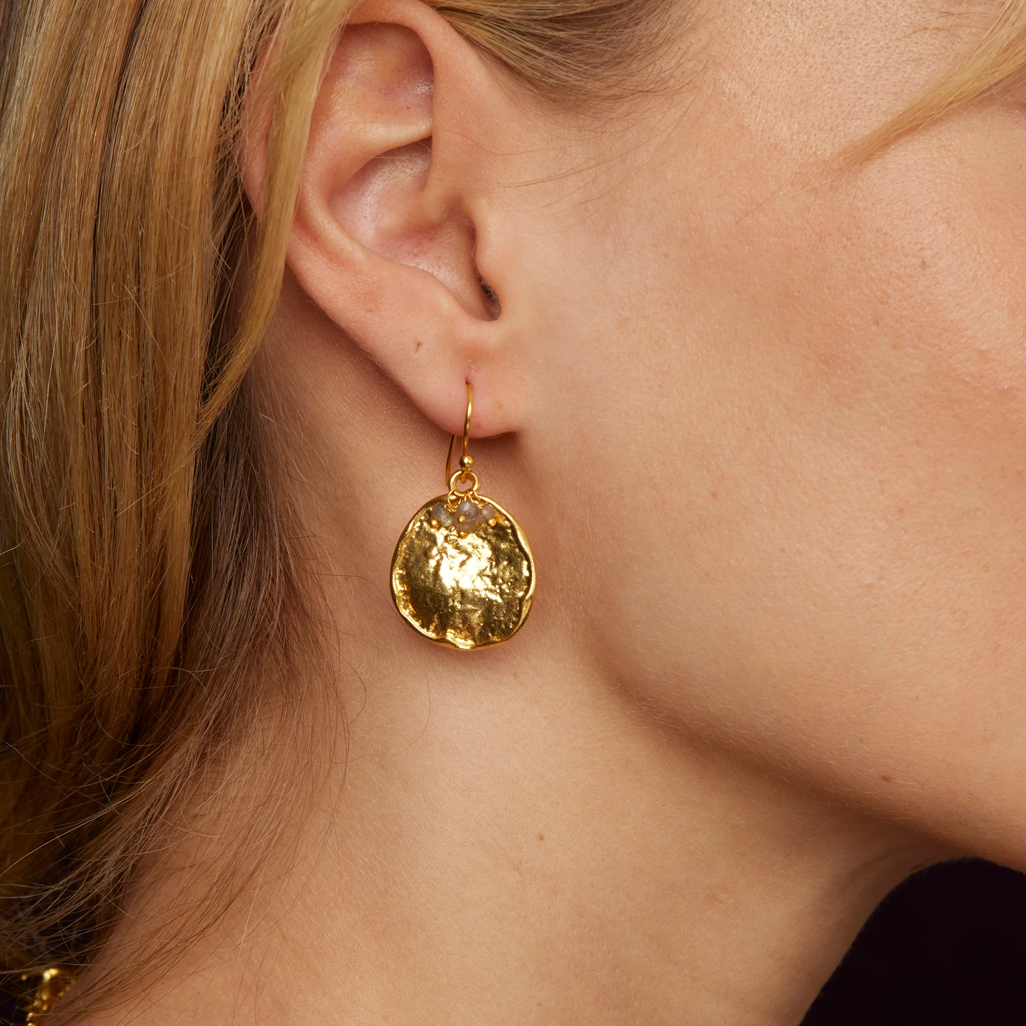 Solange Labradorite Earrings - Image 2