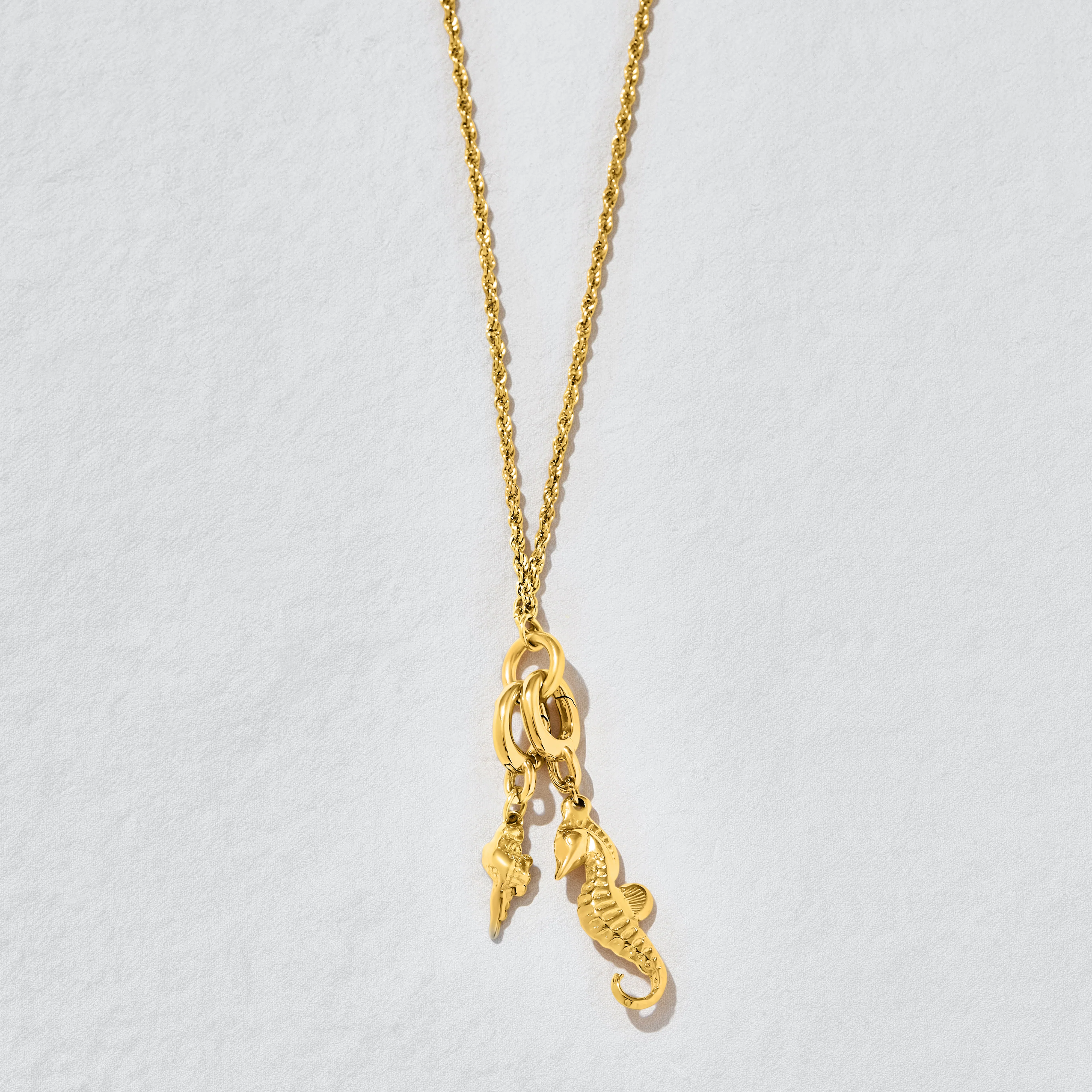 Serena Shell Gold Charm - Image 6