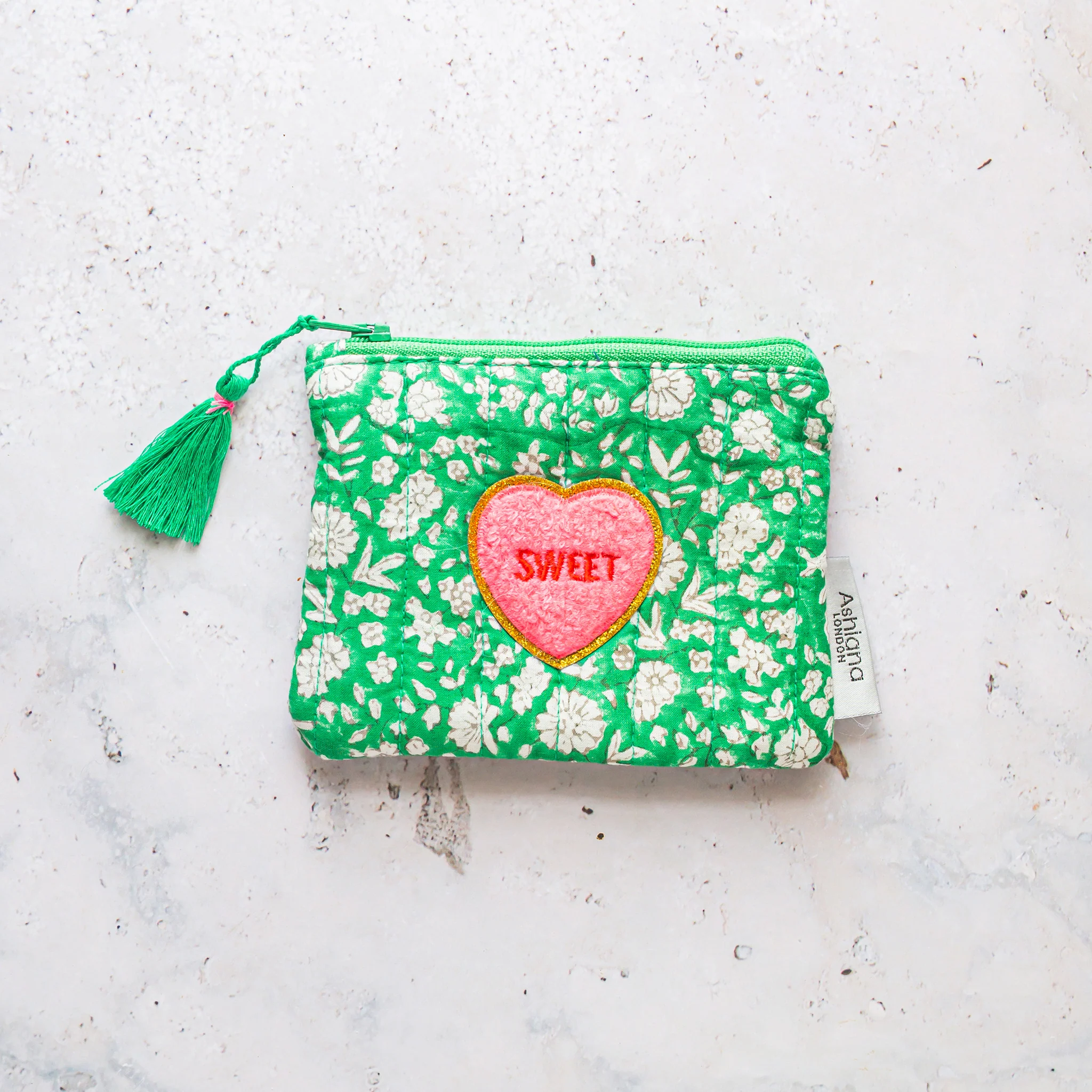 Mini Block Print Coin Purse - Image 3