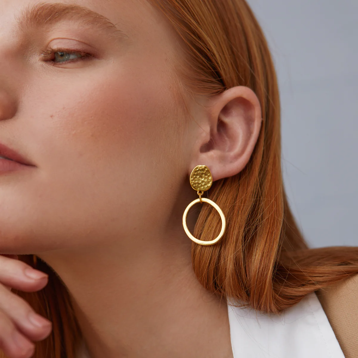 Villar Gold Earrings - Image 2