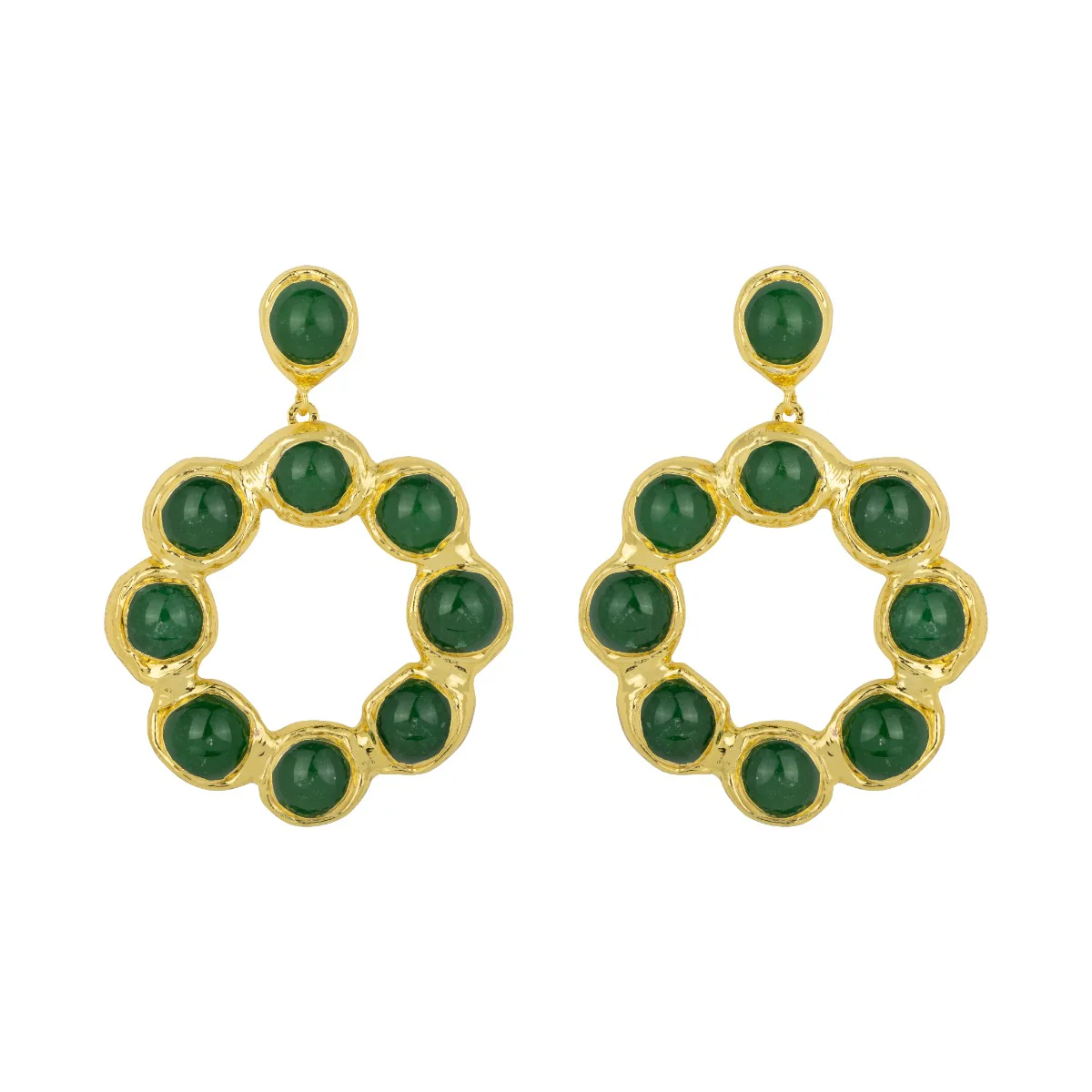 Wanda Green Earrings