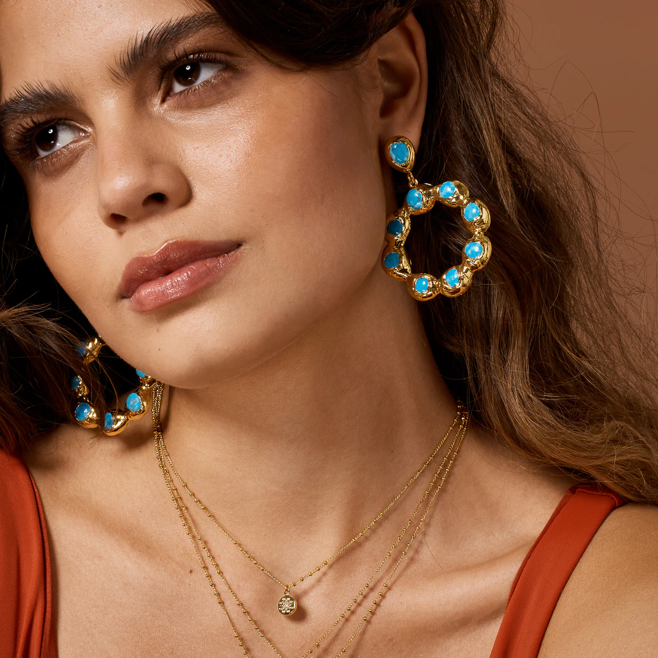 Wanda Turquoise Earrings - Image 2
