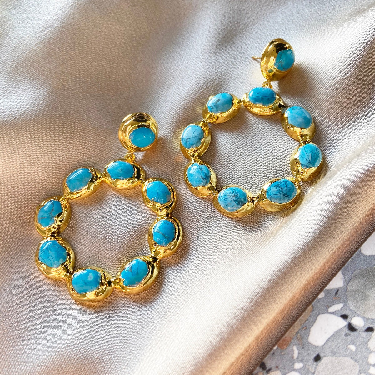 Wanda Turquoise Earrings - Image 3