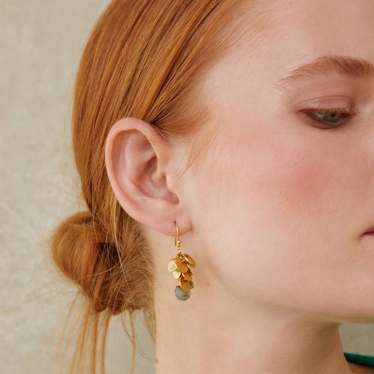 Winona Labradorite Earrings - Image 2