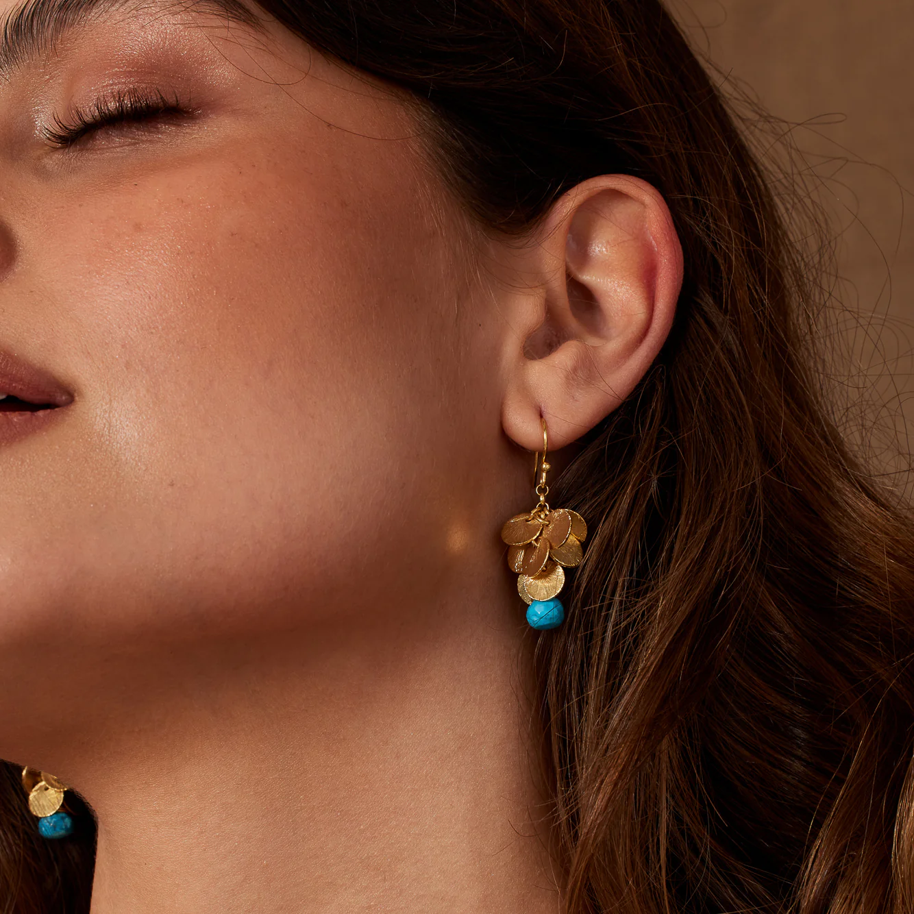 Winona Turquoise Earrings - Image 2